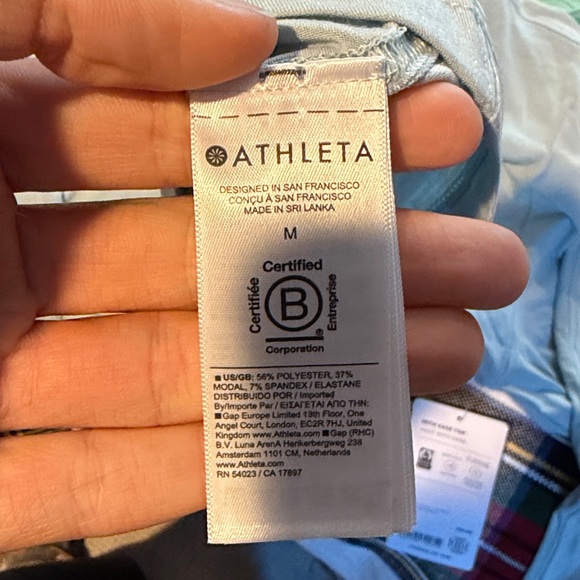 NWT Athleta With Ease Top Size M - Picture 5 of 5